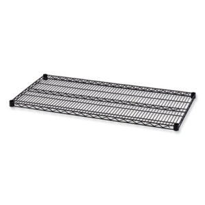 (ALESW584824BL)ALE SW584824BL – Industrial Wire Shelving Extra Wire Shelves, 48w x 24d, Black, 2 Shelves/Carton by ALERA (2/CT)