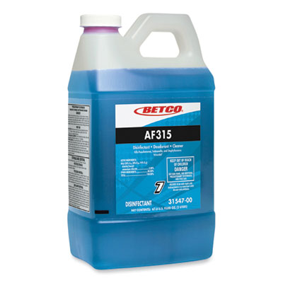 AF315 Disinfectant Cleaner, Citrus Floral Scent, 2 L Bottle, 4/Carton by  BETCO CORPORATION