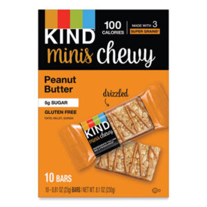 KIND; Healthy Snack; Bar; Snack Bar; Peanut Butter; Non-GMO; Gluten Free; Breakrooms; Kitchens; Nutrition; Nourishment; Vittles; Snacks