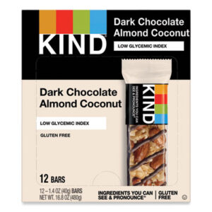 kind; kind snacks; healthy; snacks; bars; snack bar; kind bar; kind fruit and nut; dark chocolate almond coconut