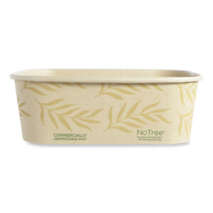 Paper Containers; Rectangular; Compostable Paper Containers; Compostable Tableware; Compostable Food Service; Biodegradable Food Service; Biodegradable Containers; 100% Compostable; Made From Plants