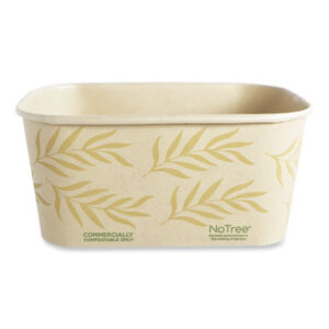 Paper Containers; Rectangular; Compostable Paper Containers; Compostable Tableware; Compostable Food Service; Biodegradable Food Service; Biodegradable Containers; 100% Compostable; Made From Plants