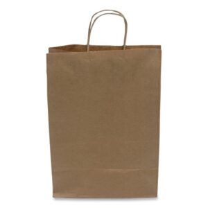 (KOT1200110)KOT 1200110 – Kraft Paper Bags, 10" x 6" x 13", Kraft, 250/Carton by KARI-OUT COMPANY (250/CT)