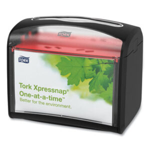 (TRK6232100)TRK 6232100 – Xpressnap Tabletop Napkin Dispenser, 7.9 x 5.6 x 7.9, Black by ESSITY (1/EA)