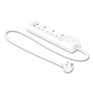 (TPLKP303)TPL KP303 – Kasa Smart WiFi 3-Outlet Power Strip, 3 AC Outlets/2 USB Ports, White by TP LINK USA (1/EA)