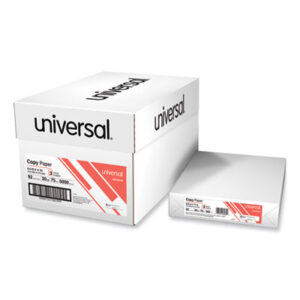 (UNV28230)UNV 28230 – Copy Paper, 92 Bright, 3-Hole, 20 lb Bond Weight, 8.5 x 11, White, 500 Sheets/Ream, 10 Reams/Carton by UNIVERSAL OFFICE PRODUCTS (10/CT)