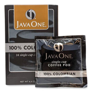 Coffee; Java One; JAVA TRADING CO; Pods; Premeasured Coffee Pods; Single Cup Coffee Pods; Drinks; Beverages; Breakrooms; Vending; Hospitality; Lounges; JAV766047302001