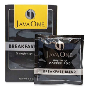Coffee; Java One; JAVA TRADING CO; Pods; Premeasured Coffee Pods; Single Cup Coffee Pods; Drinks; Beverages; Breakrooms; Vending; Hospitality; Lounges