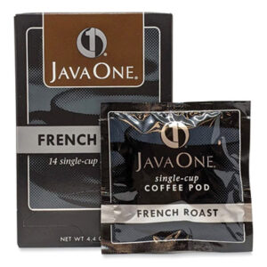 (JAV30800)JAV 30800 – Coffee Pods, French Roast, Single Cup, 14/Box by JAVA TRADING CO. (14/BX)