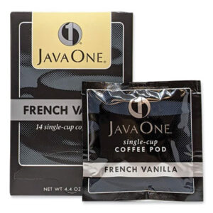 (JAV70400)JAV 70400 – Coffee Pods, French Vanilla, Single Cup, 14/Box by JAVA TRADING CO. (14/BX)