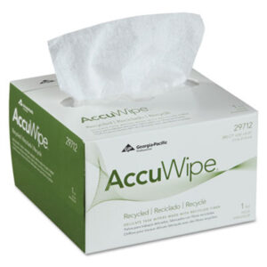 AccuWipe; Recycled; Delicate Task Wipers; All-Purpose Wipers; All-Purpose; Janitorial Supplies; Cleaning; Maintenance; Janitorial; Sanitation; Facilities; Wipers; Sponges; Swabs; Cloths; Towelettes; Drying Materials; Jan/San