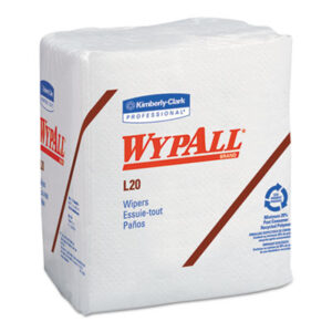 WYPALL L20 Wipers; All-Purpose Wipers; Janitorial Supplies; Cleaning; Maintenance; Sanitation; Wipers; Sponges; Swabs; Cloths; Towelettes; Drying Materials; Jan/San