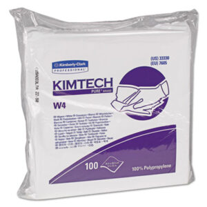 Kimtech Pure; W4; Dry; All-Purpose Wipers; All-Purpose Wipes; Sanitation; Facilities; Facility; Wipers; Sponges; Swabs; Cloths; Towelettes; Drying Materials; Jan/San; Janitorial; Maintenance; Cleaning