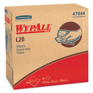 WYPALL L20 Wipers; All-Purpose Wipers; Janitorial Supplies; Cleaning; Maintenance; Sanitation; Wipers; Sponges; Swabs; Cloths; Towelettes; Drying Materials; Jan/San