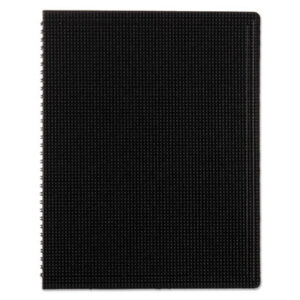 Poly Cover Notebook; 8 1/2 x 11; 80 Sheets; Ruled; Twin Wire Bound; Black; Rediform; RED; B4181; REDB4181; Tablets; Booklets; Schools; Education; Classrooms; Students; Blueline