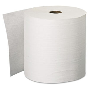 6 Rolls per Carton; 8" x 600-ft.; Bathroom Supplies; Janitorial Supplies; KIMBERLY-CLARK; Paper Goods/Dispensers; Paper Towel; Recycled Product; Recycled Products; Towel; Towels; Towels & Dispensers; Washroom Supplies; White; Hard Roll Towels; Roll Towels; Nonperforated Paper Towels; Nonperforated Hard Roll Towels; KLEENEX; Sponges; Swabs; Cloths; Towelettes; Drying Materials; Jan/San; Janitorial; Maintenance; Cleaning