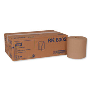 (TRKRK8002)TRK RK8002 – Universal Hand Towel Roll, 1-Ply, 7.88" x 800 ft, Natural, 6 Rolls/Carton by ESSITY (6/CT)