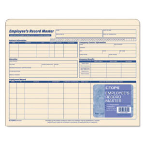 Employee; Employee Records; Expanding; Human Resources; Master File Jacket; Personnel; Personnel Folders; Personnel Forms; Record; Record File; Record Files; Records; TOPS; Sheaths; Pouches; Casings; Holders; Storage; Files