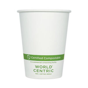 Compostable Food Service; Compostable Tableware; Compostable FSC® 12 oz Paper Hot Cup; Biodegradable Food Service; Biodegradable FSC® 12 oz Paper Hot Cup; FSC® Paper; World Centric; 100% Compostable