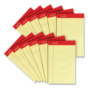 16-lb. Paper; 5 x 8; Free-Sheet Paper; Legal; Legal Pad; Memo; Note; Note Pads; Pad; Pads; Perforated; Ruled; Ruled Pad; UNIVERSAL; Wide Rule; Writing; Writing Pad; Canary; Tablets; Booklets; Schools; Education; Classrooms; Students; SPR2058; BSN63107