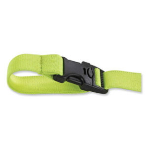 (EGO19150)EGO 19150 – Squids 3150 Elastic Lanyard with Buckle, 2 lb Max Working Capacity, 18" to 48" Long, Lime, Ships in 1-3 Business Days by ERGODYNE CORPORATION (1/EA)