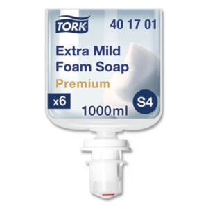 (TRK401701)TRK 401701 – Premium Extra Mild Foam Soap, Sensitive Skin, Unscented, 1 L, 6/Carton by ESSITY (6/CT)
