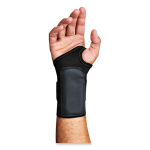 (EGO70012)EGO 70012 – ProFlex 4000 Single Strap Wrist Support, Small, Fits Left Hand, Black, Ships in 1-3 Business Days by ERGODYNE CORPORATION (1/EA)