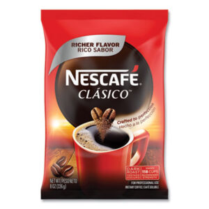 (NES70948CT)NES 70948CT – Clasico Dark Roast Instant Coffee, 8 oz, 12/Carton by NESTLE (12/CT)