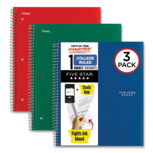 Mead Products; Five-Star; Single-Subject; Notebook