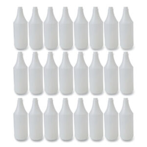 (BWK00032)BWK 00032 – Embossed Spray Bottle, 32 oz, Clear, 24/Carton by BOARDWALK (24/CT)