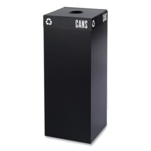 37-Gallon Container; Black Container; Receptacles; Recycling Containers; Recycling Receptacle; Recycling Receptacles; Recycling System; SAFCO; WasteContainers; Dumpster; Kitchen Bin; Litter; Dustbin; Junk; Trash; Garbage