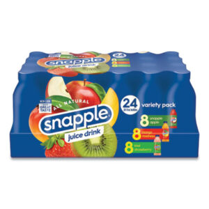 (GRR22000813)GRR 22000813 – Juice Drink Variety Pack, Snapple Apple, Kiwi Strawberry, Mango Madness, 20 oz Bottle, 24/Carton, Ships in 1-3 Business Days by DR PEPPER SNAPPLE GROUP, INC. (24/CT)