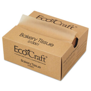 EcoCraft Interfolded Soy Wax Deli Sheets; Scale Sheets; Basket Liners; Take-Out; Breakrooms; Cling Wrap; Clingwrap; Kitchens; Restaurants; Storage