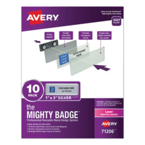 Badges; Convention Badge; Identification; Identification Tag; Name; Name Badges; Name Tag; Do-it-yourself Badge; Visitor Badges