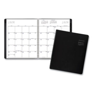 (AAG70260X05)AAG 70260X05 – Contemporary Monthly Planner, Premium Paper, 11 x 9, Black Cover, 12-Month (Jan to Dec): 2024 by AT-A-GLANCE (1/EA)