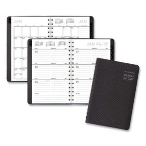 (AAG70100X45)AAG 70100X45 – Contemporary Weekly/Monthly Planner, Open-Block Format, 8.5 x 5.5, Graphite Cover, 12-Month (Jan to Dec): 2024 by AT-A-GLANCE (1/EA)