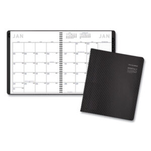 (AAG70260X45)AAG 70260X45 – Contemporary Monthly Planner, Premium Paper, 11 x 9, Graphite Cover, 12-Month (Jan to Dec): 2024 by AT-A-GLANCE (1/EA)