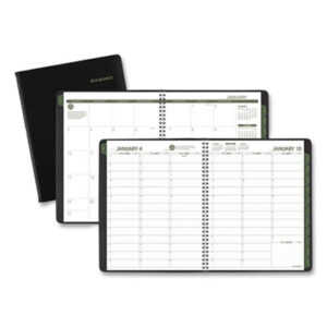 (AAG70950G05)AAG 70950G05 – Recycled Weekly Vertical-Column Format Appointment Book, 11 x 8.25, Black Cover, 12-Month (Jan to Dec): 2024 by AT-A-GLANCE (1/EA)