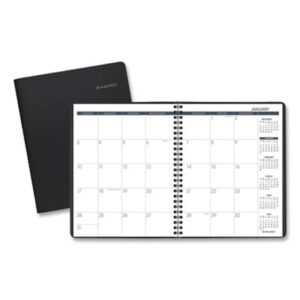 (AAG7012005)AAG 7012005 – Monthly Planner, 8.75 x 7, Black Cover, 12-Month (Jan to Dec): 2024 by AT-A-GLANCE (1/EA)