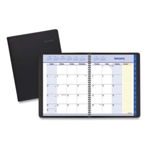 (AAG760605)AAG 760605 – QuickNotes Monthly Planner, 11 x 8.25, Black Cover, 12-Month (Jan to Dec): 2024 by AT-A-GLANCE (1/EA)