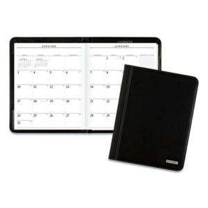 (AAG7029005)AAG 7029005 – Executive Monthly Padfolio, 11 x 9, Black Cover, 13-Month (Jan to Jan): 2024 to 2025 by AT-A-GLANCE (1/EA)