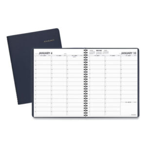 (AAG7095020)AAG 7095020 – Weekly Appointment Book, 11 x 8.25, Navy Cover, 13-Month (Jan to Jan): 2024 to 2025 by AT-A-GLANCE (1/EA)
