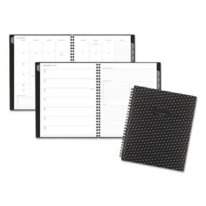 (AAG75951P05)AAG 75951P05 – Elevation Poly Weekly/Monthly Planner, 8.75 x 7, Black Cover, 12-Month (Jan to Dec): 2024 by AT-A-GLANCE (1/EA)