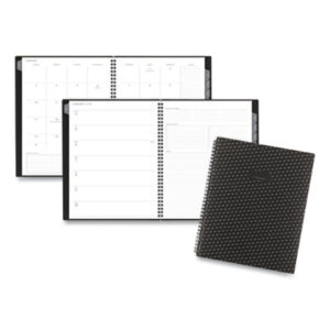 (AAG75950P05)AAG 75950P05 – Elevation Poly Weekly/Monthly Planner, 11 x 8.5, Black Cover, 13-Month (Jan to Jan): 2024 to 2025 by AT-A-GLANCE (1/EA)