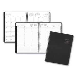 (AAG7095XL05)AAG 7095XL05 – Contemporary Lite Weekly/Monthly Planner, 11 x 8.25, Black Simulated Leather Cover, 12-Month (Jan to Dec): 2024 by AT-A-GLANCE (1/EA)