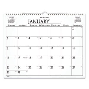 (AAG997114)AAG 997114 – Business Monthly Wall Calendar, 15 x 12, White/Black Sheets, 12-Month (Jan to Dec): 2024 by AT-A-GLANCE (1/EA)