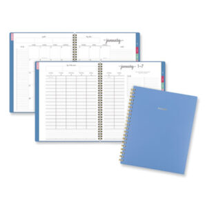 (AAG109990520)AAG 109990520 – Harmony Weekly/Monthly Poly Planner, 11 x 9.38, Blue Cover, 13-Month (Jan to Jan): 2024 to 2025 by AT-A-GLANCE (1/EA)