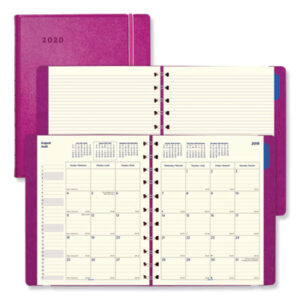 (REDC1811003)RED C1811003 – Soft Touch 17-Month Planner, 10.88 x 8.5, Fuchsia Cover, 17-Month (Aug to Dec): 2023 to 2024 by REDIFORM OFFICE PRODUCTS (1/EA)