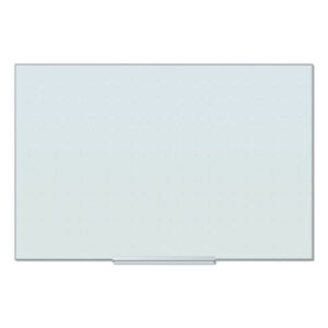 (UBR2798U0001)UBR 2798U0001 – Floating Glass Ghost Grid Dry Erase Board, 35 x 23, White by U BRANDS (1/EA)