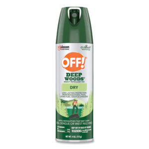 OFF Deep Woods Insect Repellent; Camping; Hiking; Bugs; Control; Exterminators; Insects; Killers; Pests